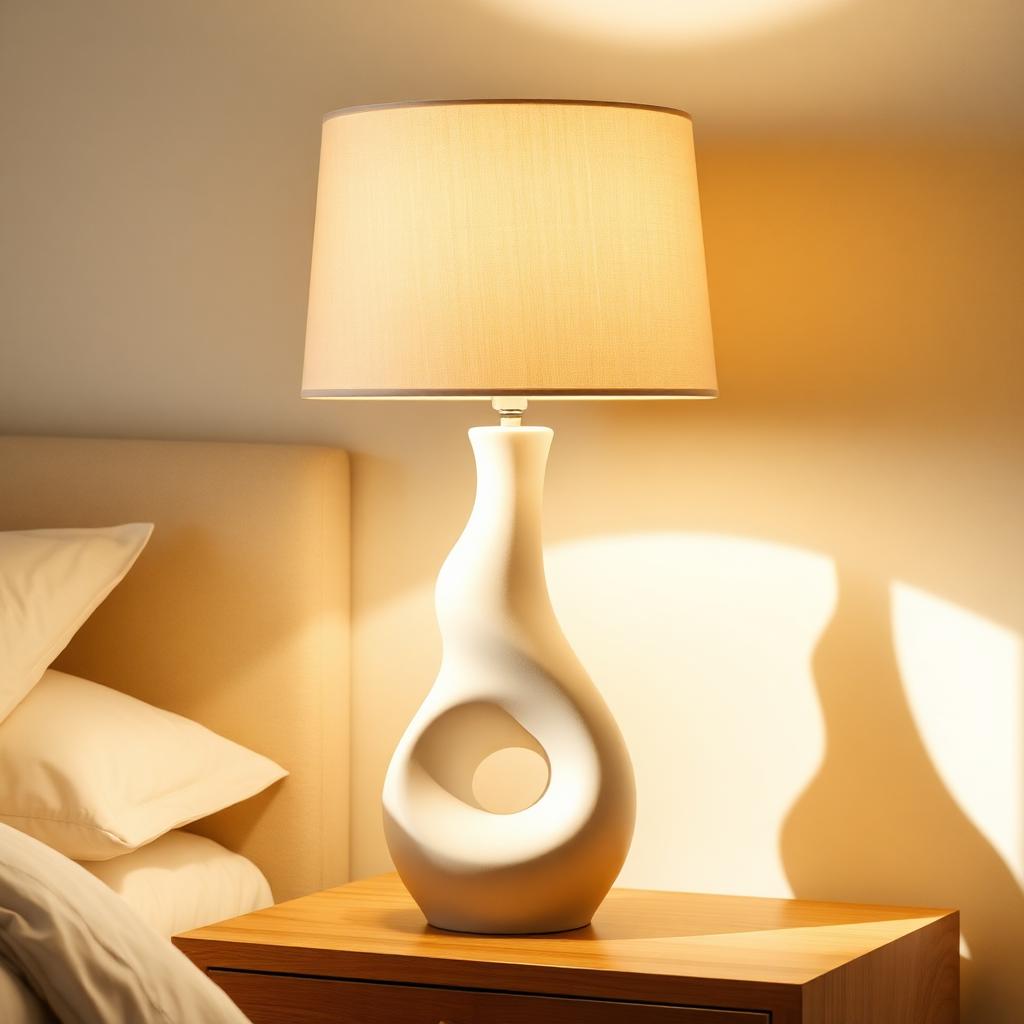 VELARO Sogno Nachttischlampe aus Keramik