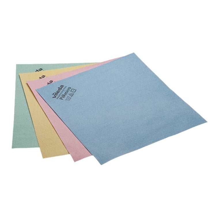 Vileda PVA Micro Mikrofasertuch – 4er-Farbset