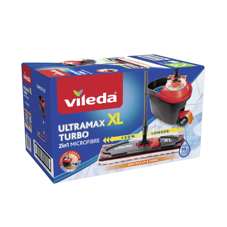 Vileda UltraMax XL Wischmop Set Turbo Box – Komplettset